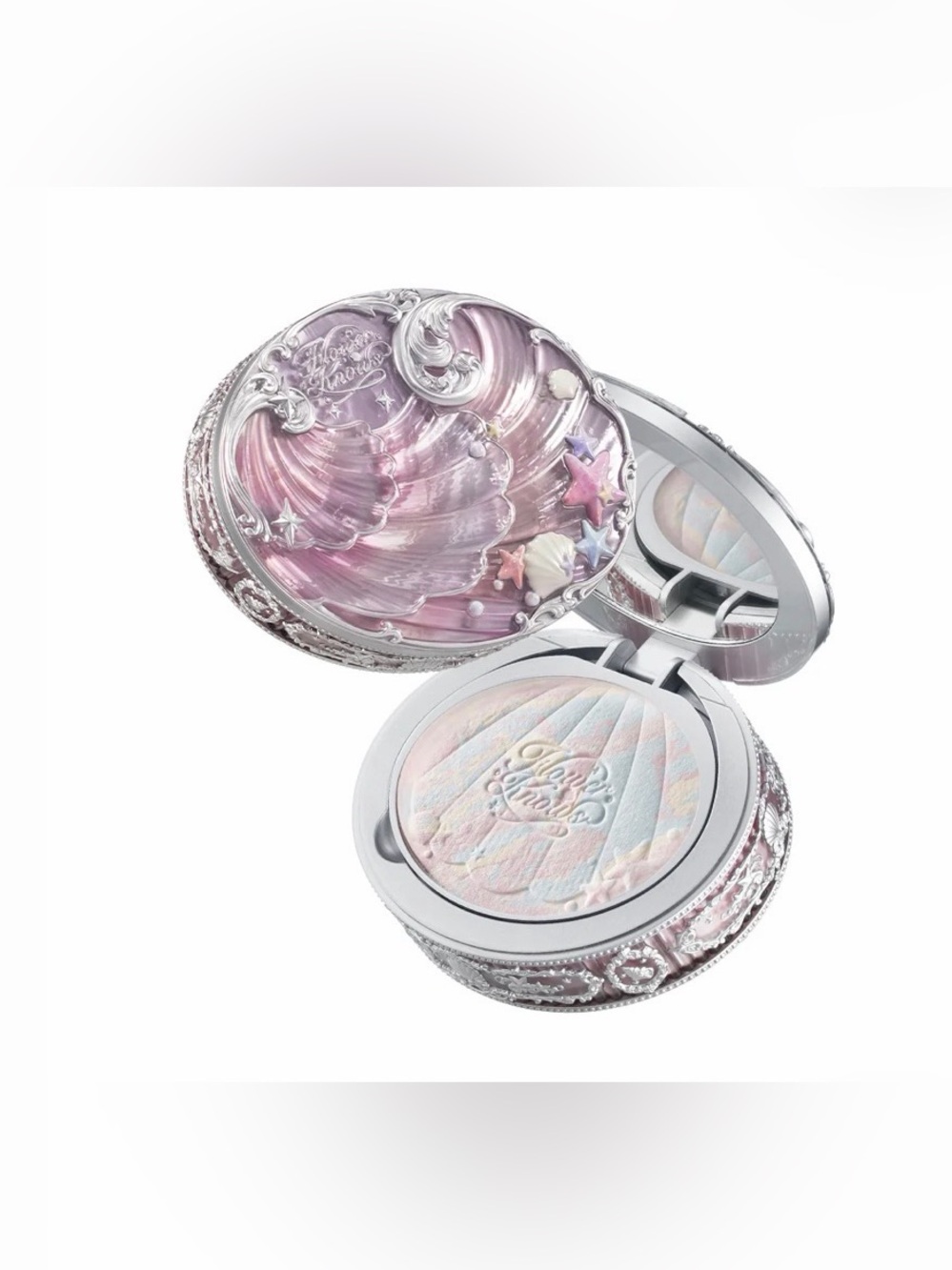 💕 B12 B - Flower Knows Shell's Jewel Collection Baked Powder - 02 Dreamy Pink